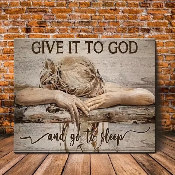 Hobby Lobby Other - "Give It to God" Canvas Art - Ready to hang